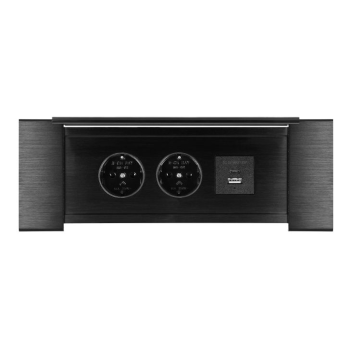 GNIAZDO MEBLOWE 2x2P+Z SCHUKO ORNO OR-GM-9048(GS)/B 2xUSB KABEL 1,5m